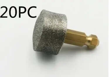Diamond grinding bit for pet nail clippers, part of a 20PC set for efficient nail grinding.