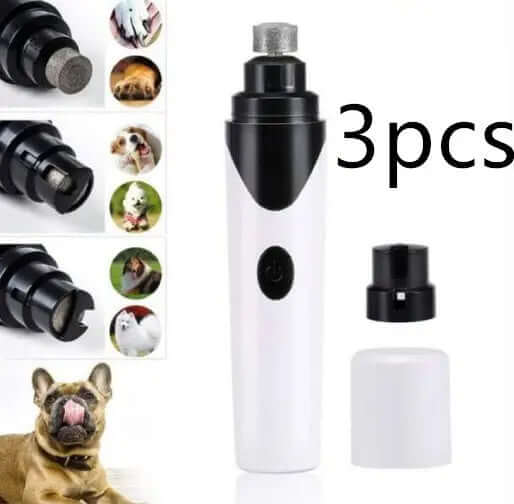 Pet Nail Clipper Dog Cat Pencil Sharpener, Electric Nail Clippers Cleaning Nail Clippers with accessories and low noise features.