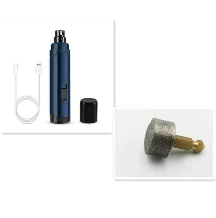 Pet Nail Clipper Dog Cat Pencil Sharpener, Electric Nail Clippers Cleaning Nail Clippers with accessories and grinder head.