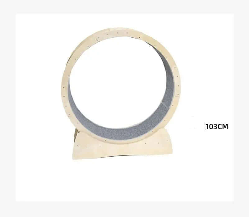 Special Toys For Cat Treadmill Roller in 103CM size with a solid wood base and soft grip design.